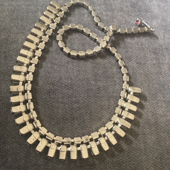 Vintage pink and white choker - Picture 5 of 6